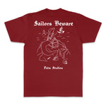 Sailors Beware Shirt - Red